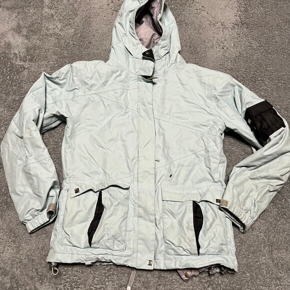 RIDE Snowboards Coat Womens Medium snow snowboarding Cell Series Jacket Blue - Picture 1 of 14